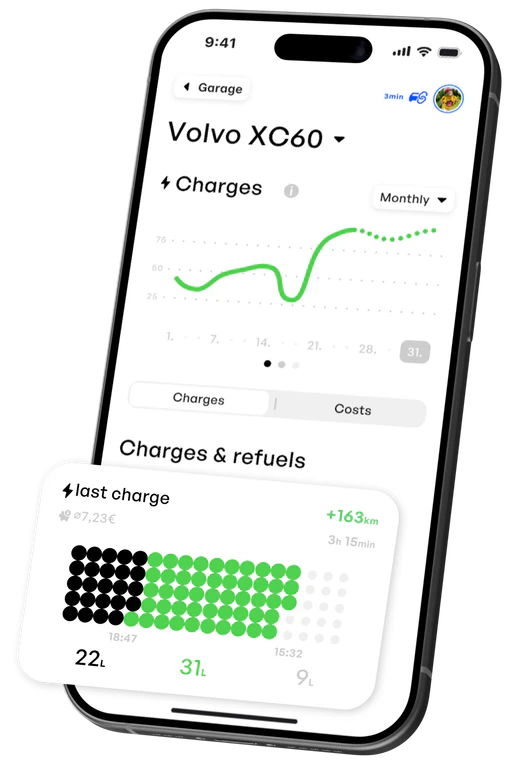 Charging and refueling screenshot