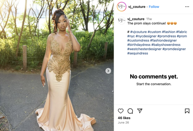 VJ couture the prom slays continue