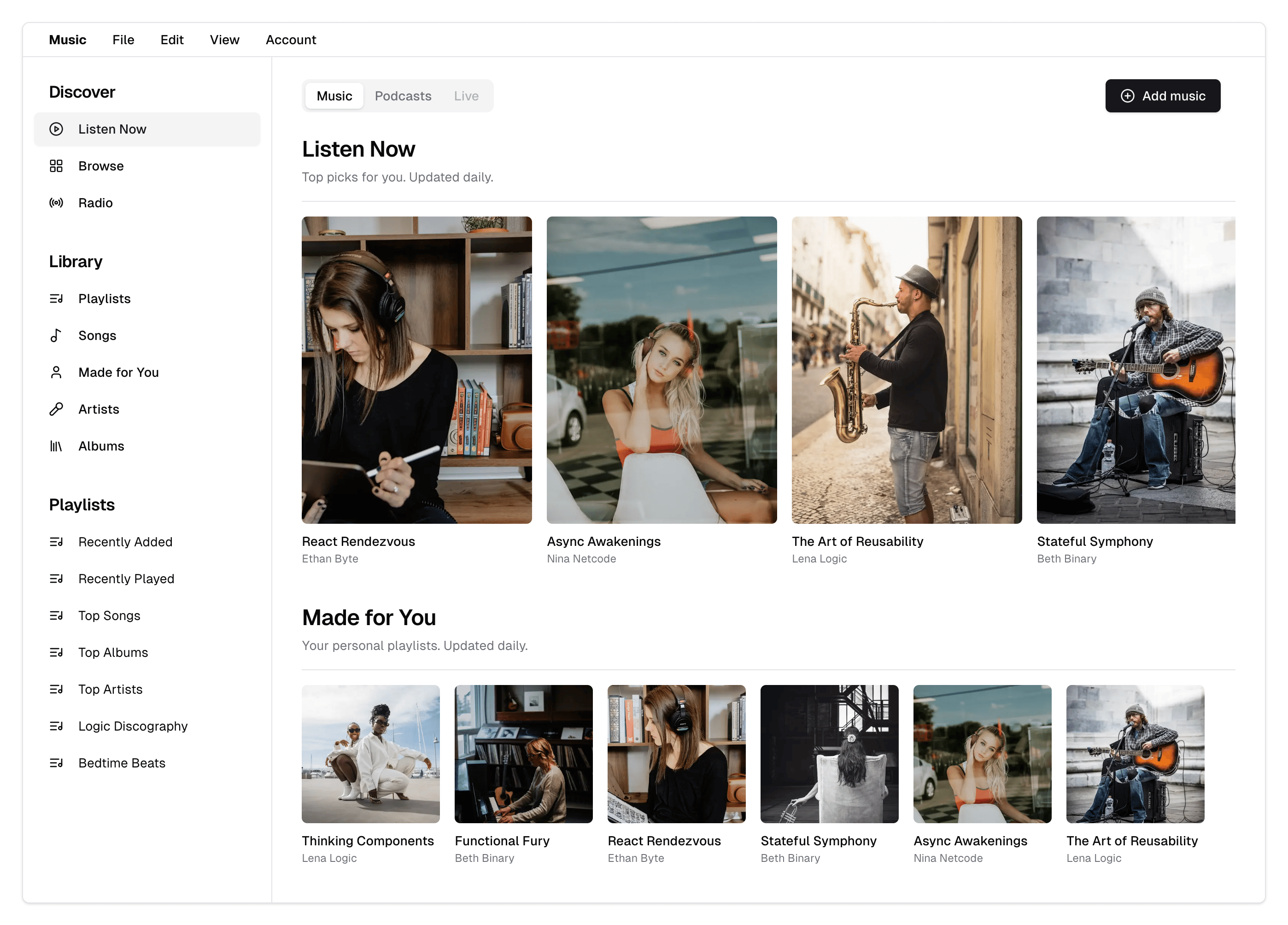 MkSaaS dashboard screenshot showing the application interface in light mode