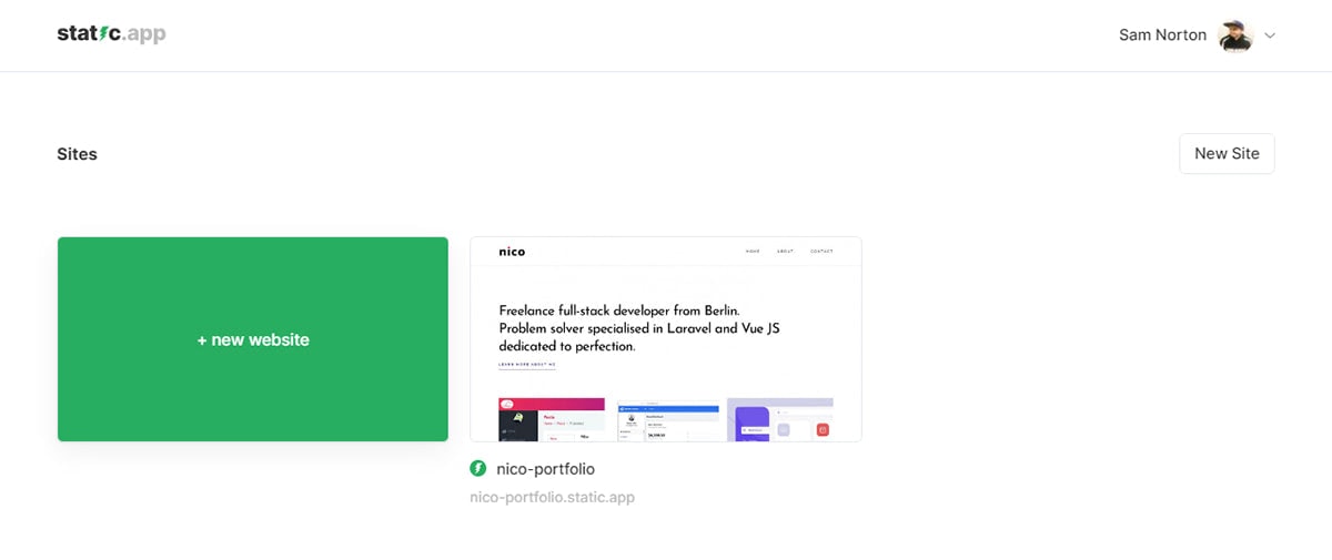 Host Contact Form on Static.app