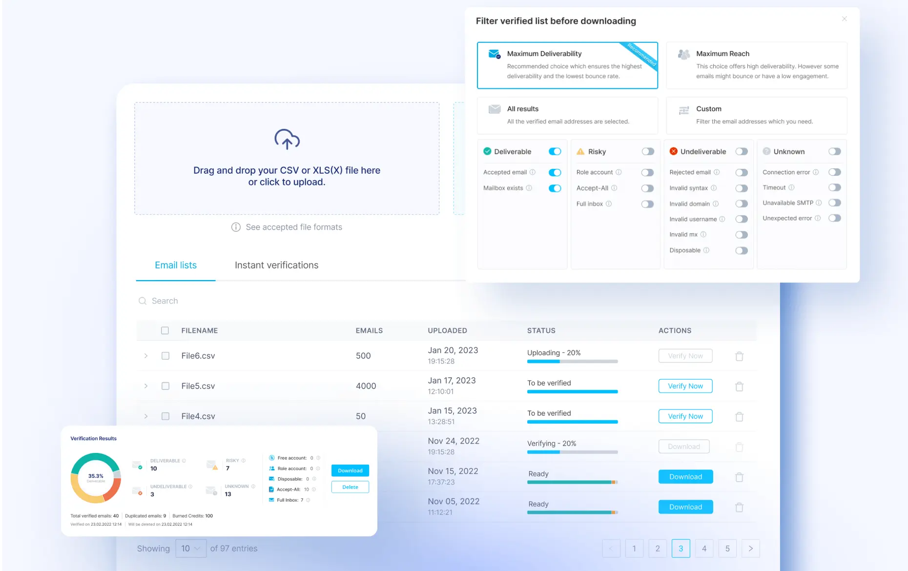 Email verification tool