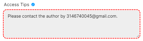 suggerimenti per l'accesso