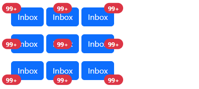 Blazor Bootstrap: Badge Component - Positioned