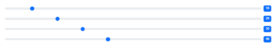 Blazor Bootstrap: Range Input Component - Multiple