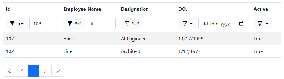 Blazor Bootstrap: Grid Component - Save and Load Grid Settings
