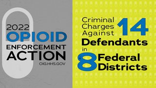 2022 Opioid Enforcement Action Statistics