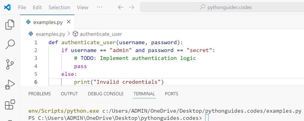 Python Pass Function Python Pass Function