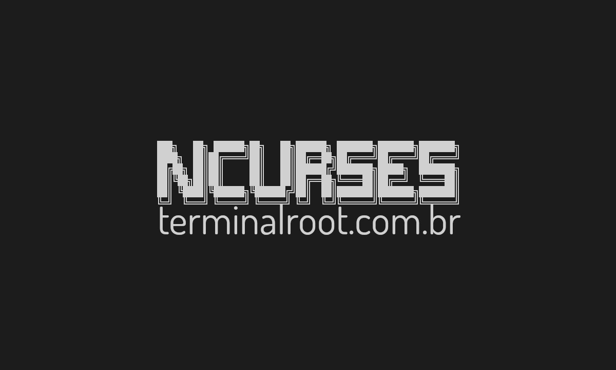 ncurses - Guia de Utilização