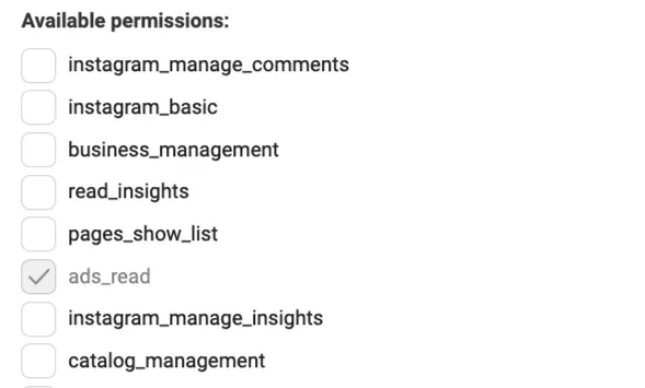 Token permissions