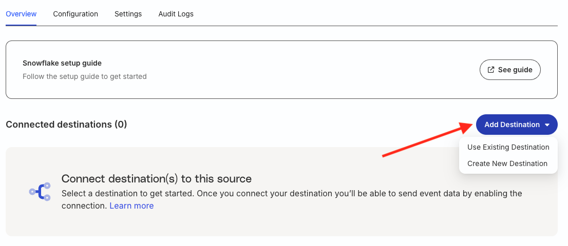Add destination